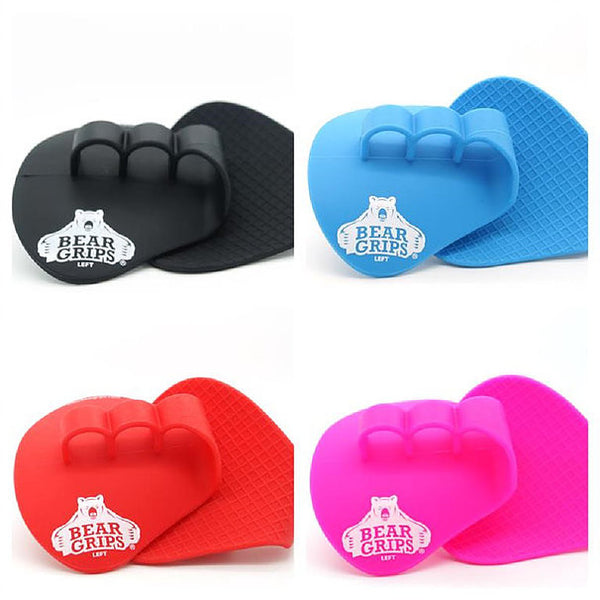 Bear Grips: Grips for Gym. Better Grip Than Weight Lifting Gloves , Workout Gloves, Exercise Gloves. Grip, Any Barbell or Dumbbell. Available in Multi-Colors. Sizes S – XL.